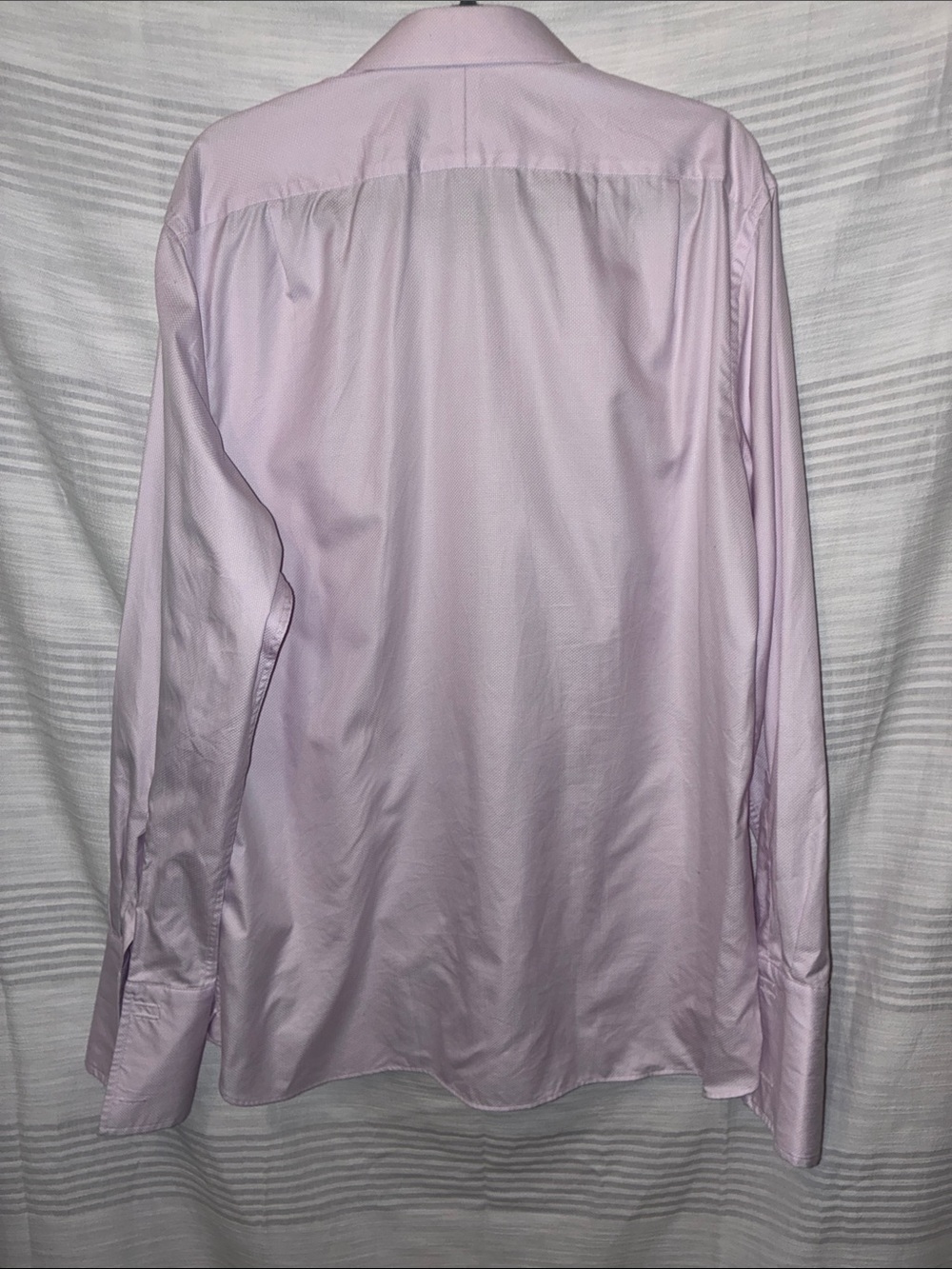 Charles , Mens 17/36, Light Pink Slim Fit Egyptian Cotton Dress Shirt - Picture 4 of 9